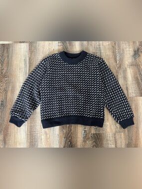 Vintage L.L. Bean Nordic Birdseye Wool Blend Fisherman Sweater